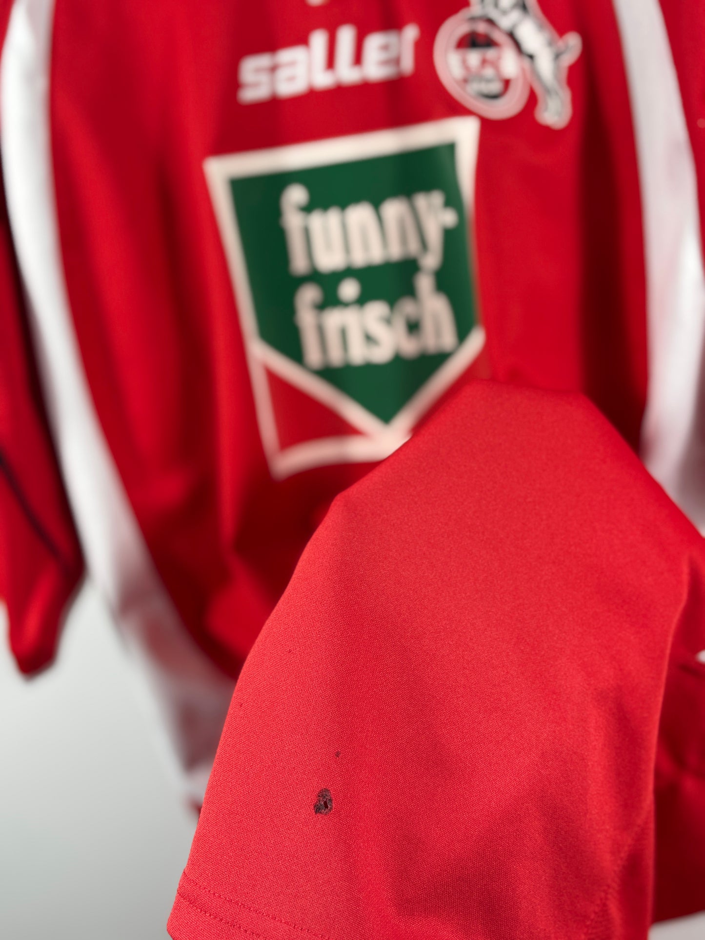 1. FC Köln 2004/2005 Heimtrikot Funny frisch – XL - #21 Schindzielorz