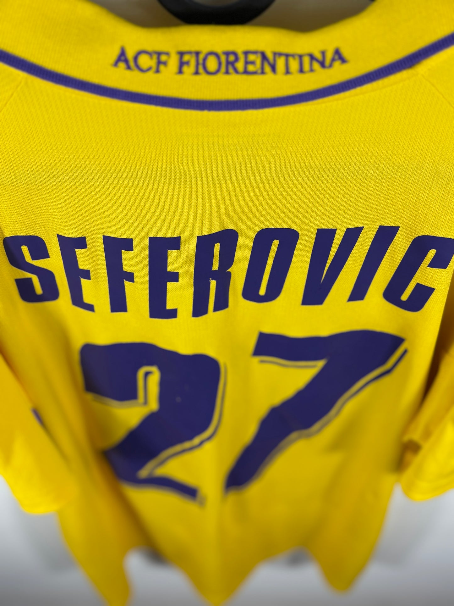 ACF Fiorentina 2010/2011 Ausweichtrikot – XL - #27 Seferovic (signiert)