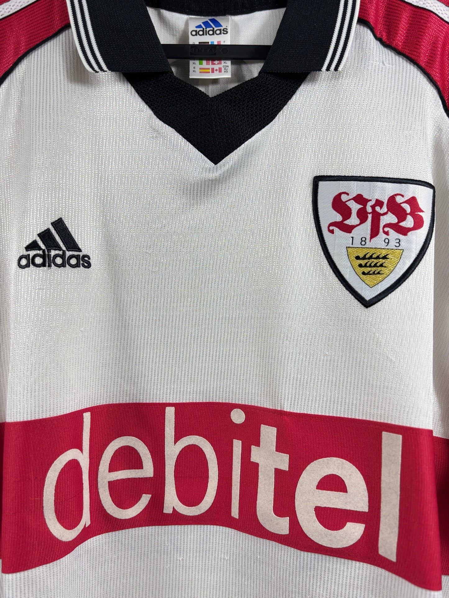 VfB Stuttgart 1996/1997 Heimtrikot - XL - #8 Todt