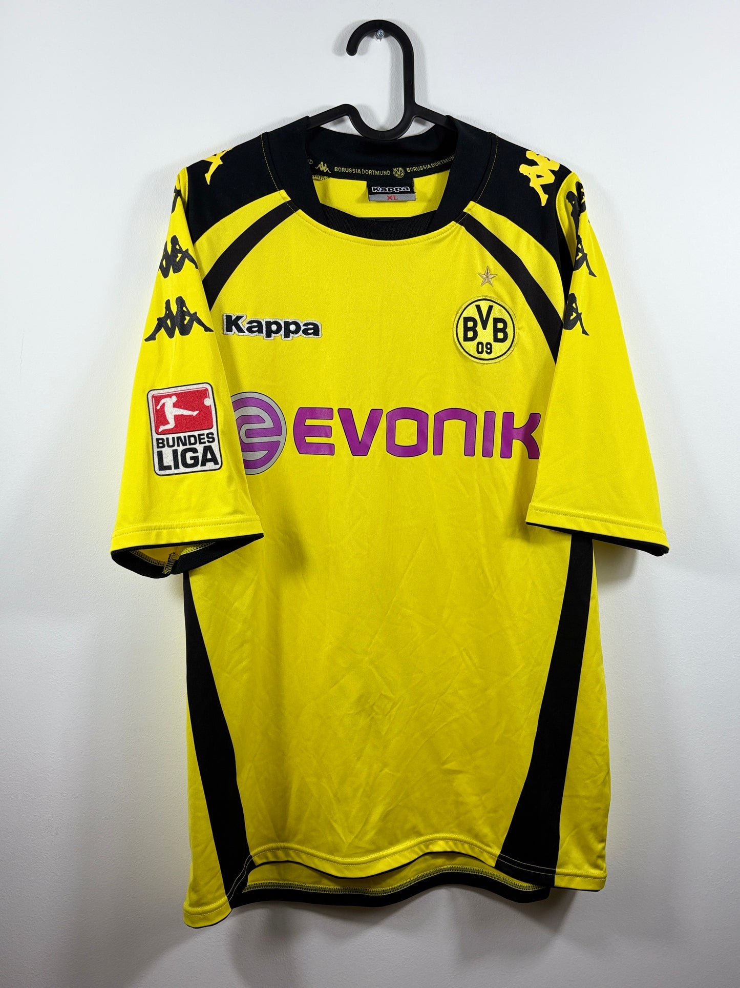 BVB Borussia Dortmund 2009/2010 Heimtrikot - XL - #18 Barrios