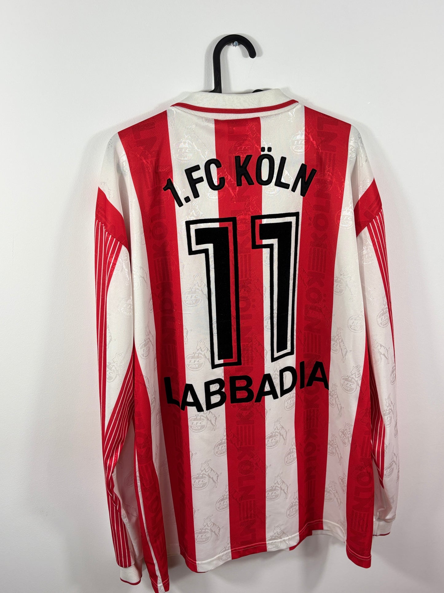 1. FC Köln 1995/1996 Heimtrikot Ford – XL - #11 Labbadia