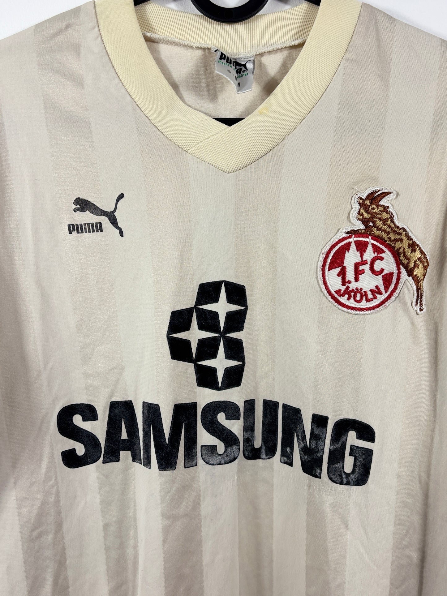 1. FC Köln 1988/1990 Heimtrikot Samsung – M - Langarm