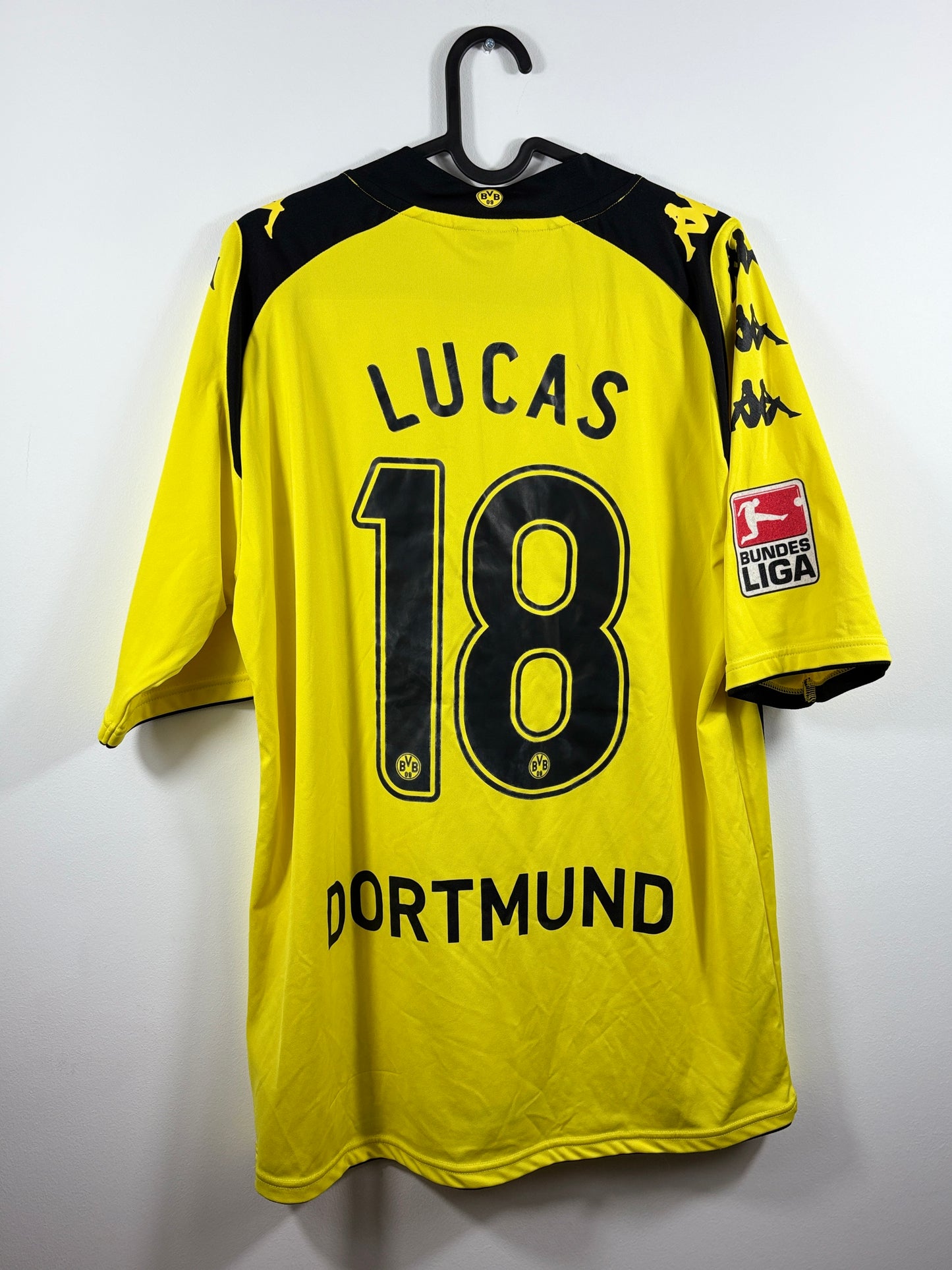 BVB Borussia Dortmund 2009/2010 Heimtrikot - XL - #18 Barrios