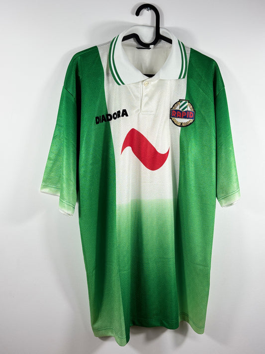 SK Rapid Wien 1996/1997 Championsleague Heimtrikot - XL