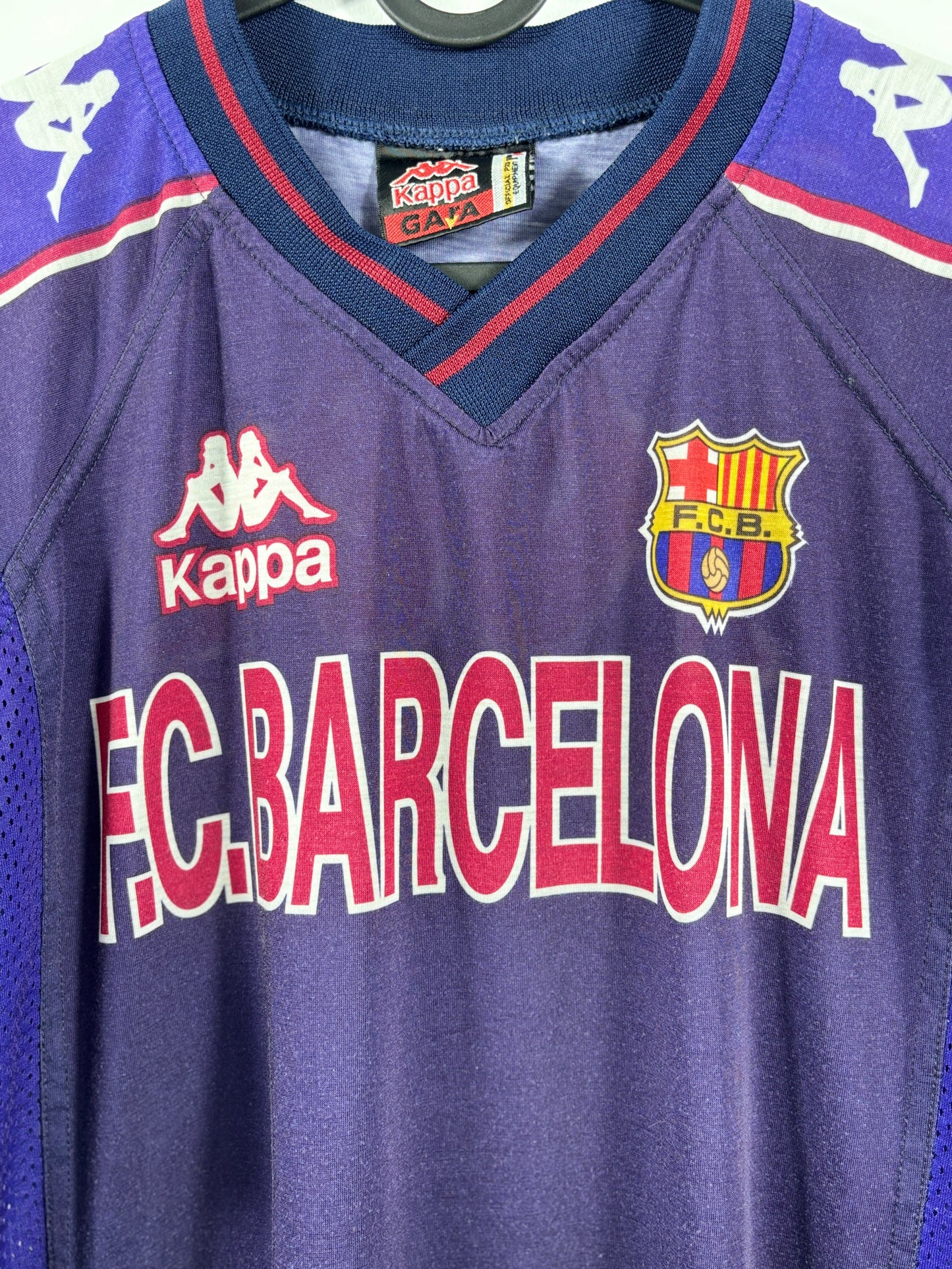 FC Barcelona 1997/1998 Original Trainingstrikot – L