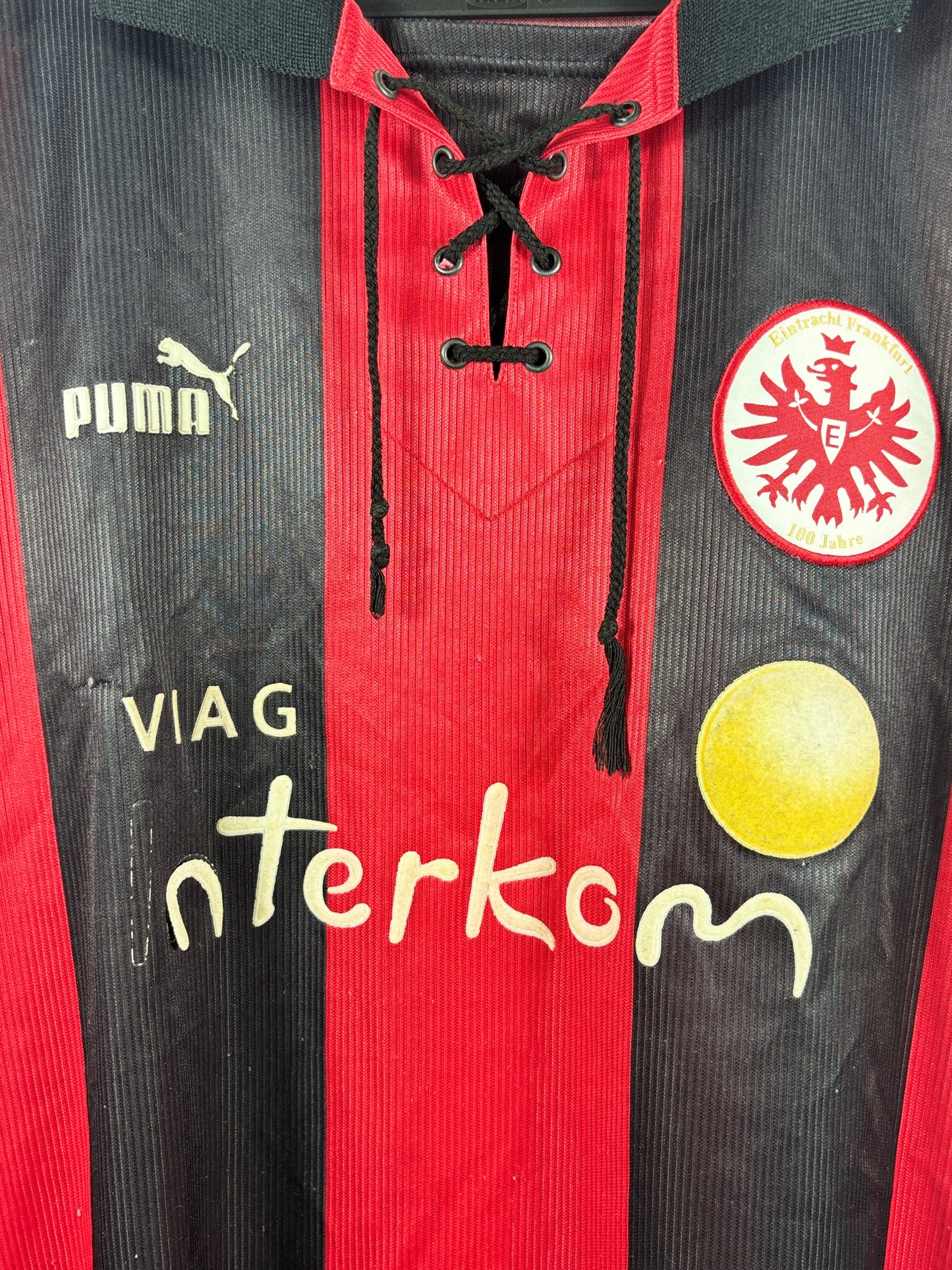 Eintracht Frankfurt 1999/2000 Jubiläumstrikot 100 Jahre - L - (beschädigt)