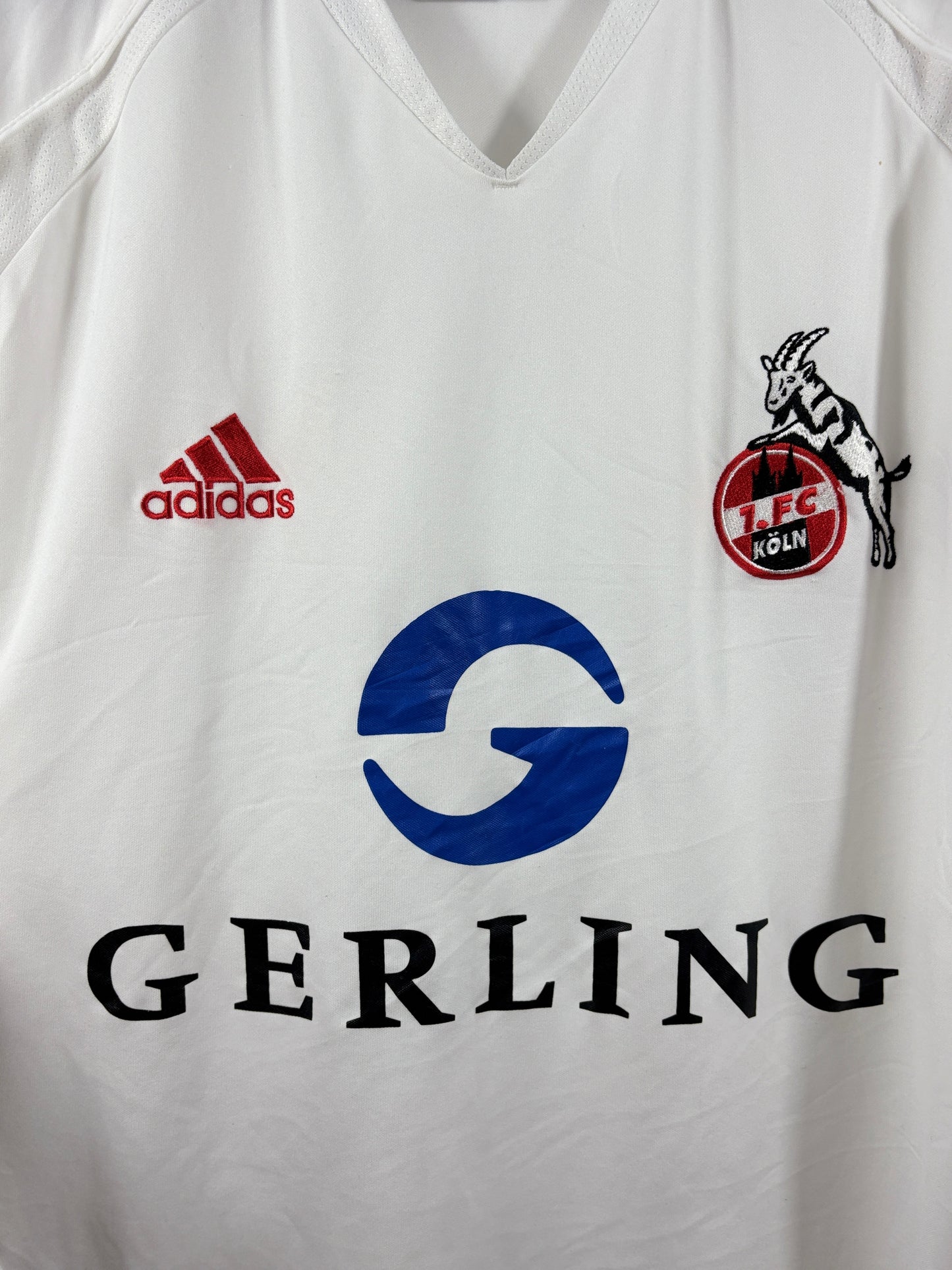 1. FC Köln 2005/2006 Heimtrikot Gerling – XL - (Extrem guter Zustand)