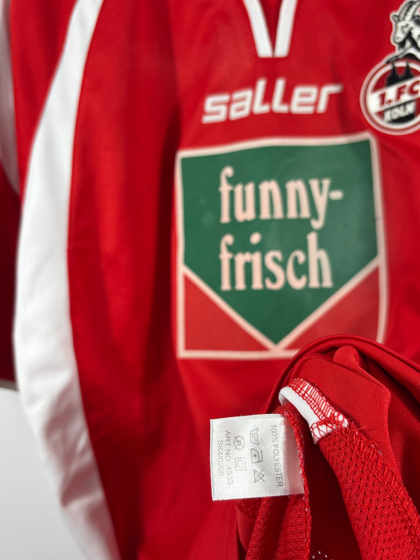 1. FC Köln 2004/2005 Heimtrikot Funny frisch – L/XL - #10 Podolski