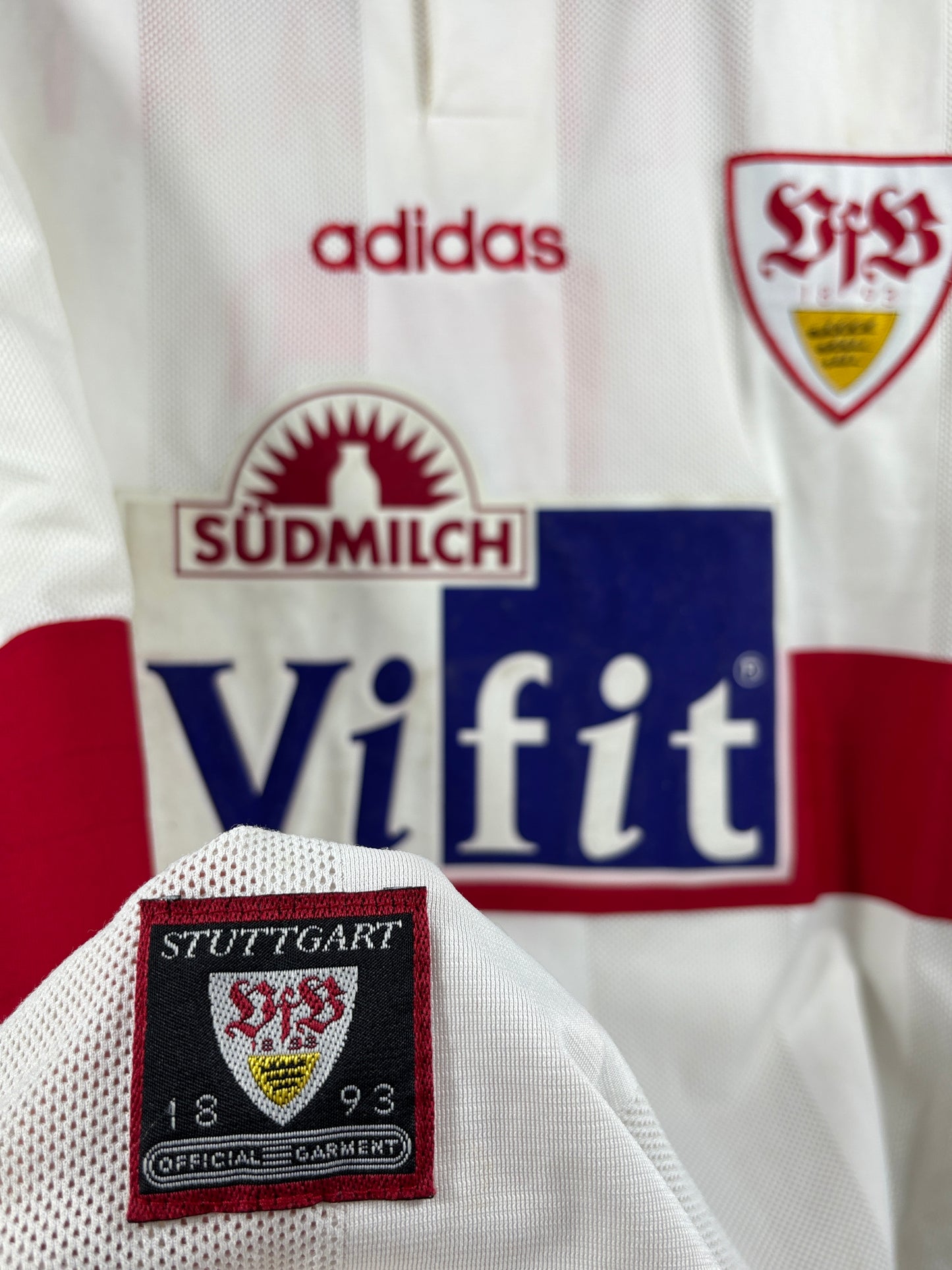 VfB Stuttgart 1996/1997 Heimtrikot - L - #5 Verlaat
