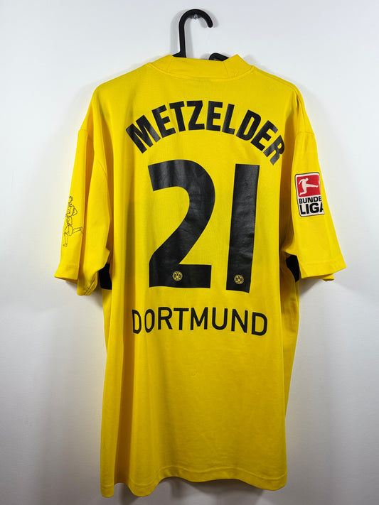 BVB Borussia Dortmund 2002/2003 Heimtrikot - XL - #21 Metzelder
