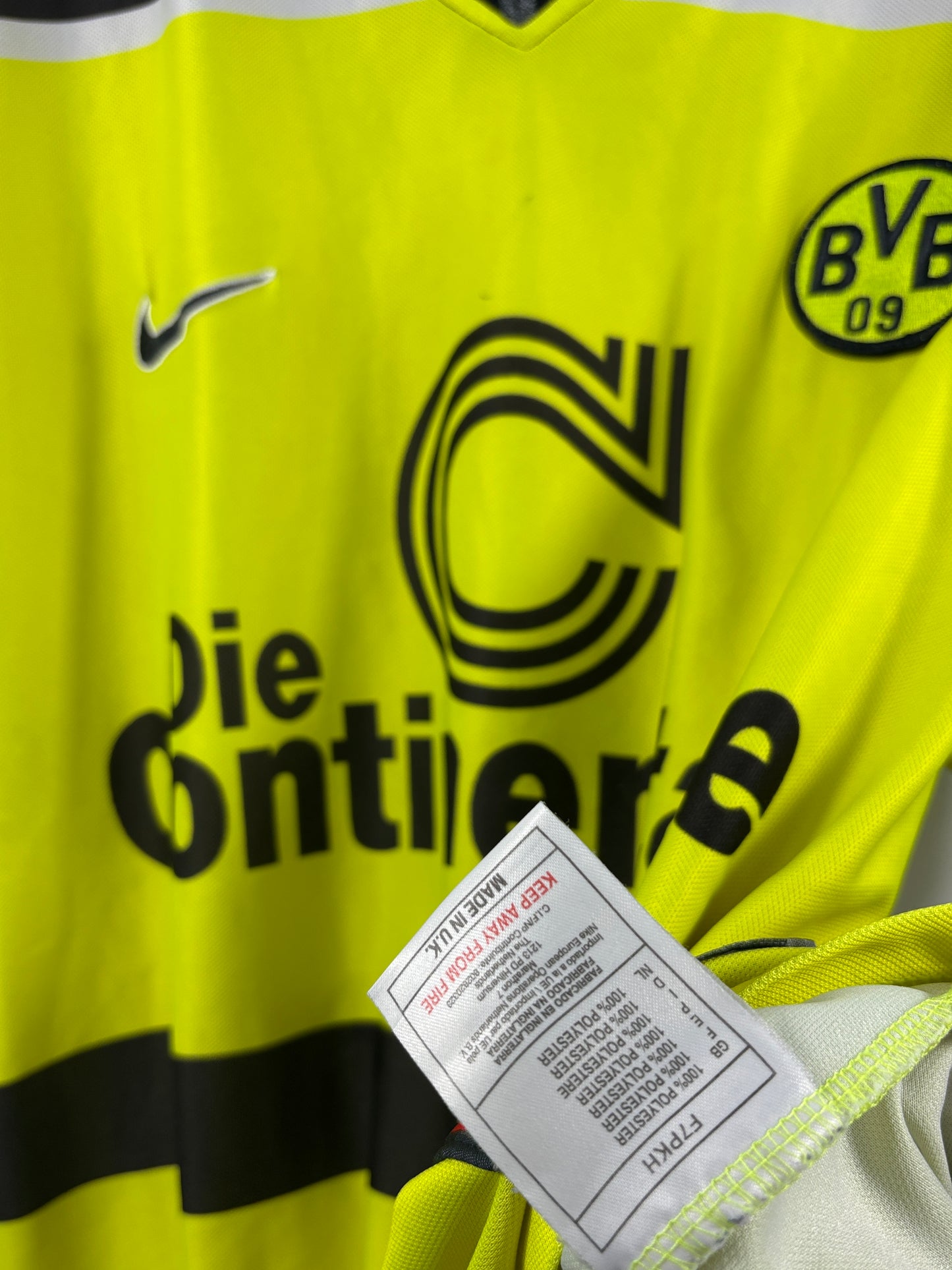 BVB Borussia Dortmund 1997/1998 Heimtrikot - L