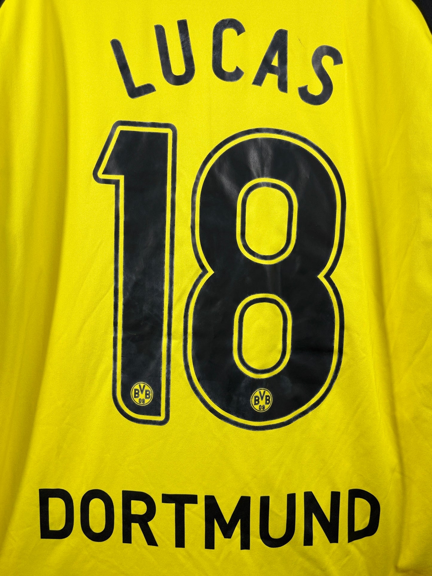 BVB Borussia Dortmund 2009/2010 Heimtrikot - XL - #18 Barrios