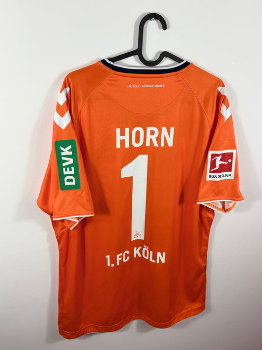 1. FC Köln 2022/2023 Torwarttrikot Rewe – XL - #1 Horn (Matchprepared)