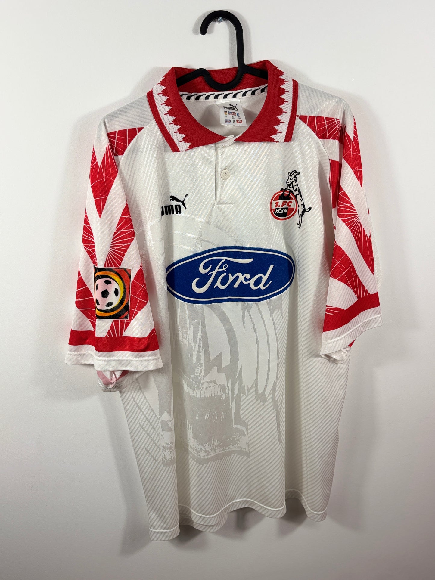 1. FC Köln 1996/1997 Heimtrikot Ford – XL - #15 Oliseh