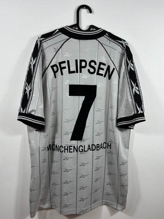 Borussia Mönchengladbach 1997/1998 Heimtrikot - XL - #7 Pflipsen