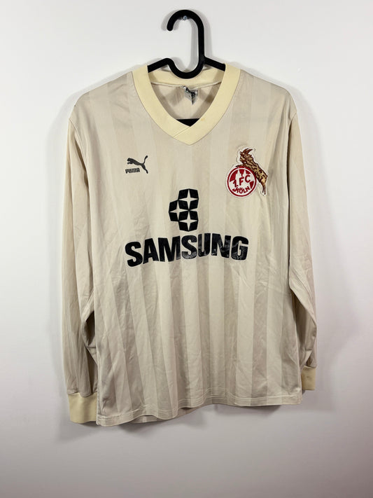 1. FC Köln 1988/1990 Heimtrikot Samsung – M - Langarm