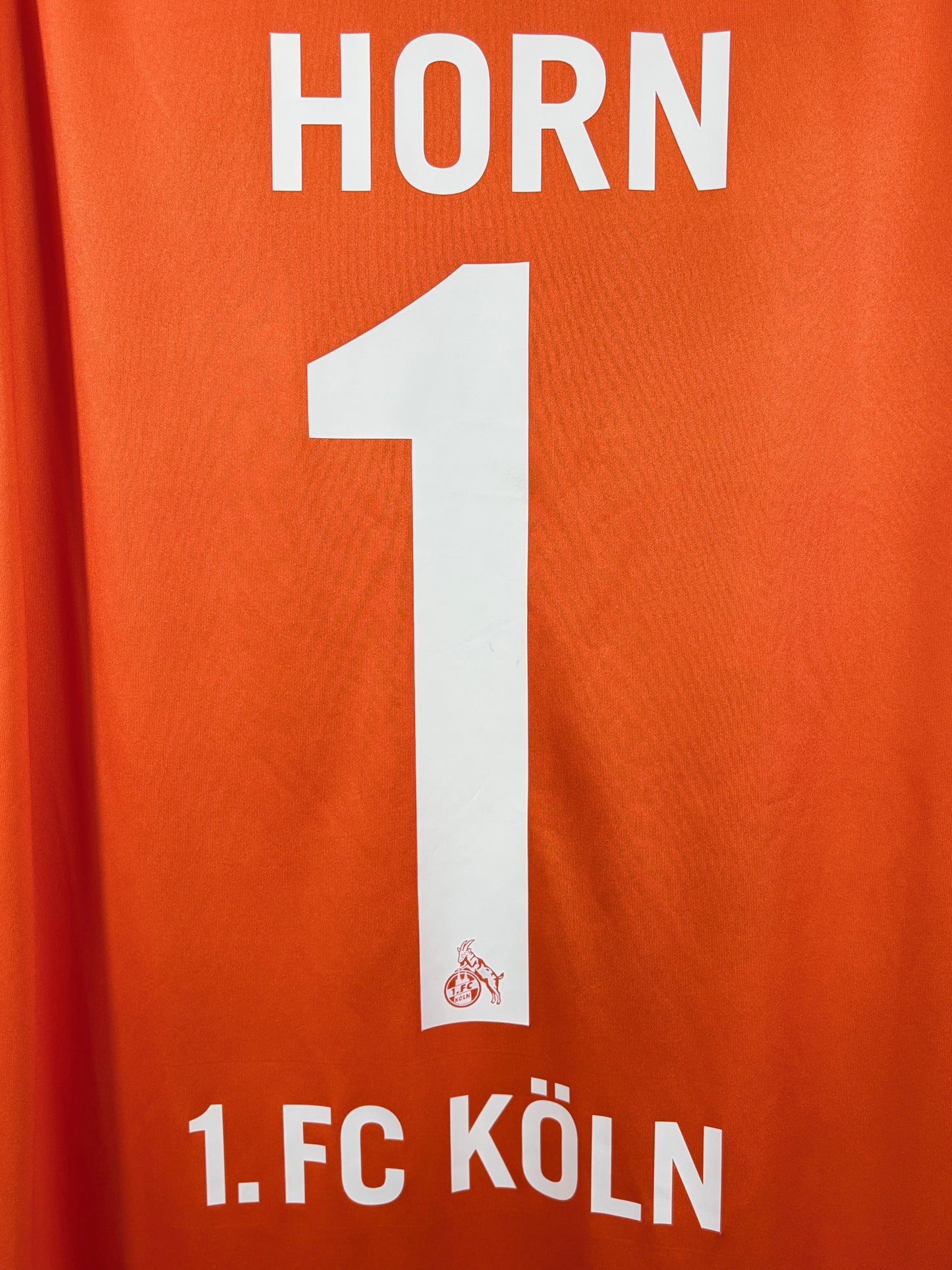 1. FC Köln 2022/2023 Torwarttrikot Rewe – XL - #1 Horn (Matchprepared)