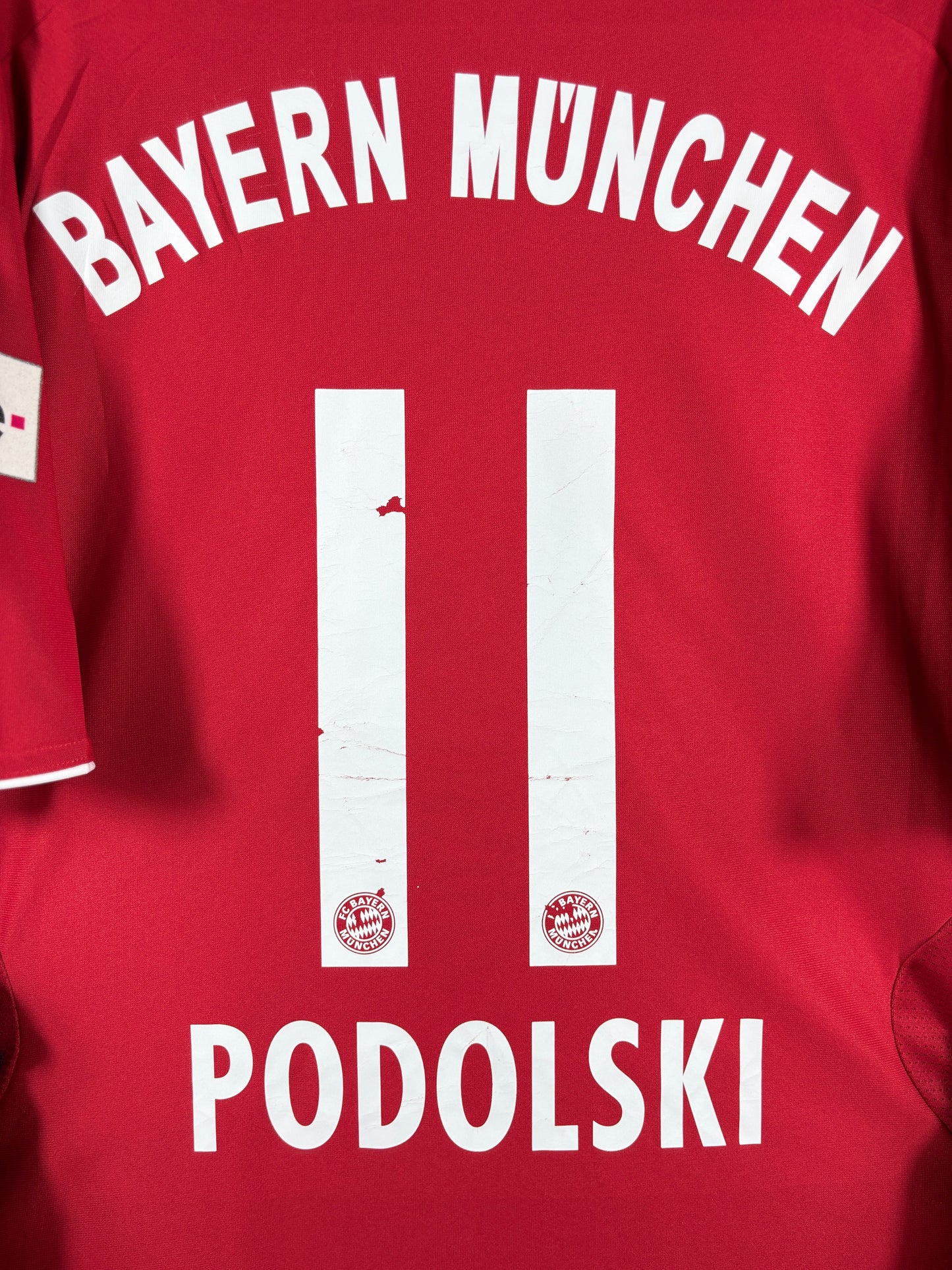 FC Bayern München 2007/2008/2009 Heimtrikot - L - #11 Podolski