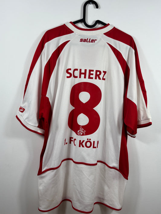 1. FC Köln 2004/2005 Auswärtstrikot Funny frisch – L/XL - #8 Scherz