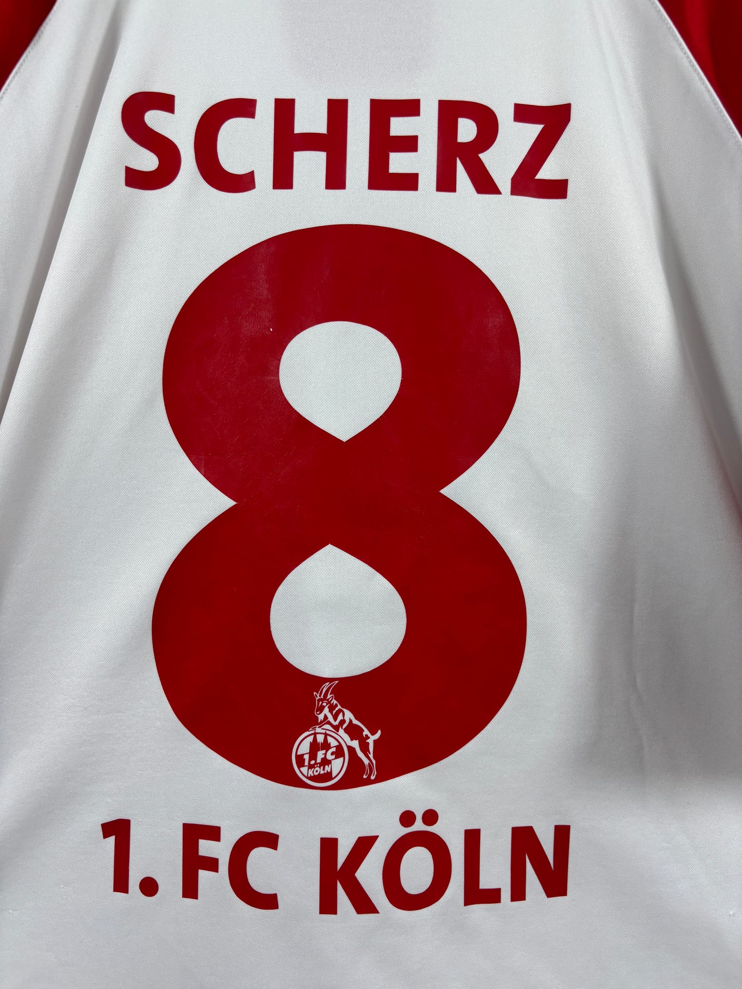 1. FC Köln 2004/2005 Auswärtstrikot Funny frisch – L/XL - #8 Scherz