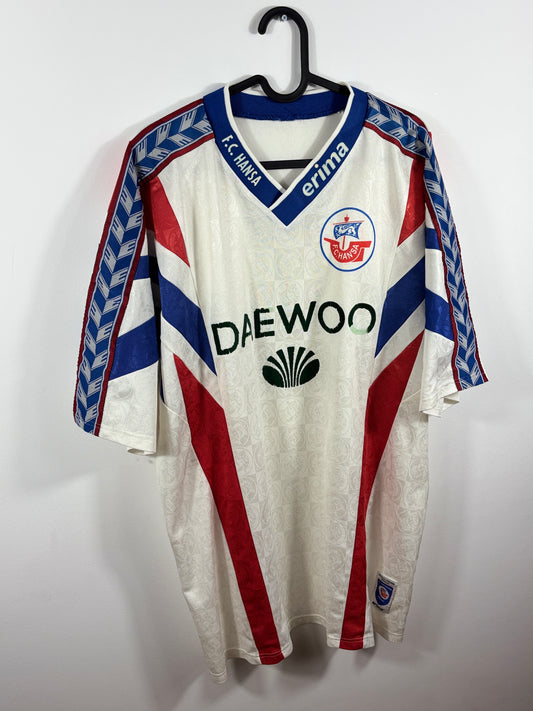 Hansa Rostock  1996/1997 Heimtrikot Daewoo - L/XL