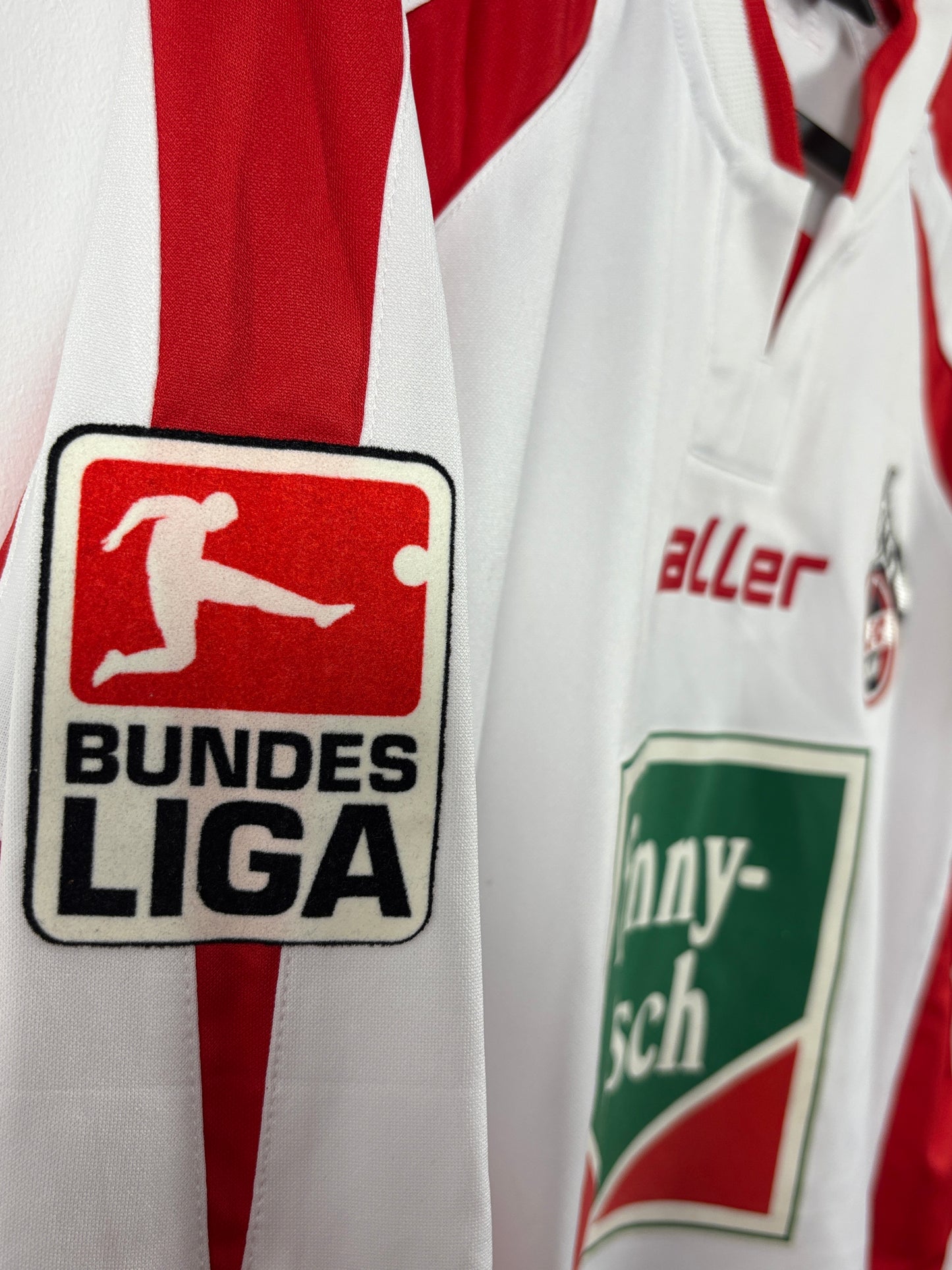 1. FC Köln 2004/2005 Auswärtstrikot Funny frisch – L/XL - #7 Kringe (Matchworn)