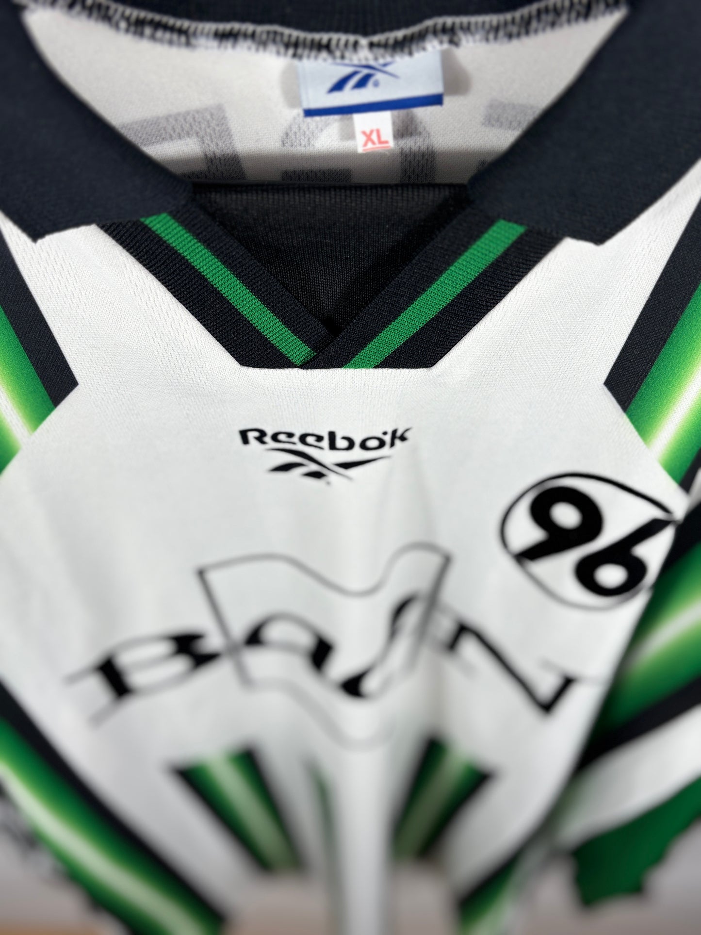 Hannover 96 1998/1999 Heimtrikot Baan – XL - #18 Degen (Matchworn mit Zertifikat)