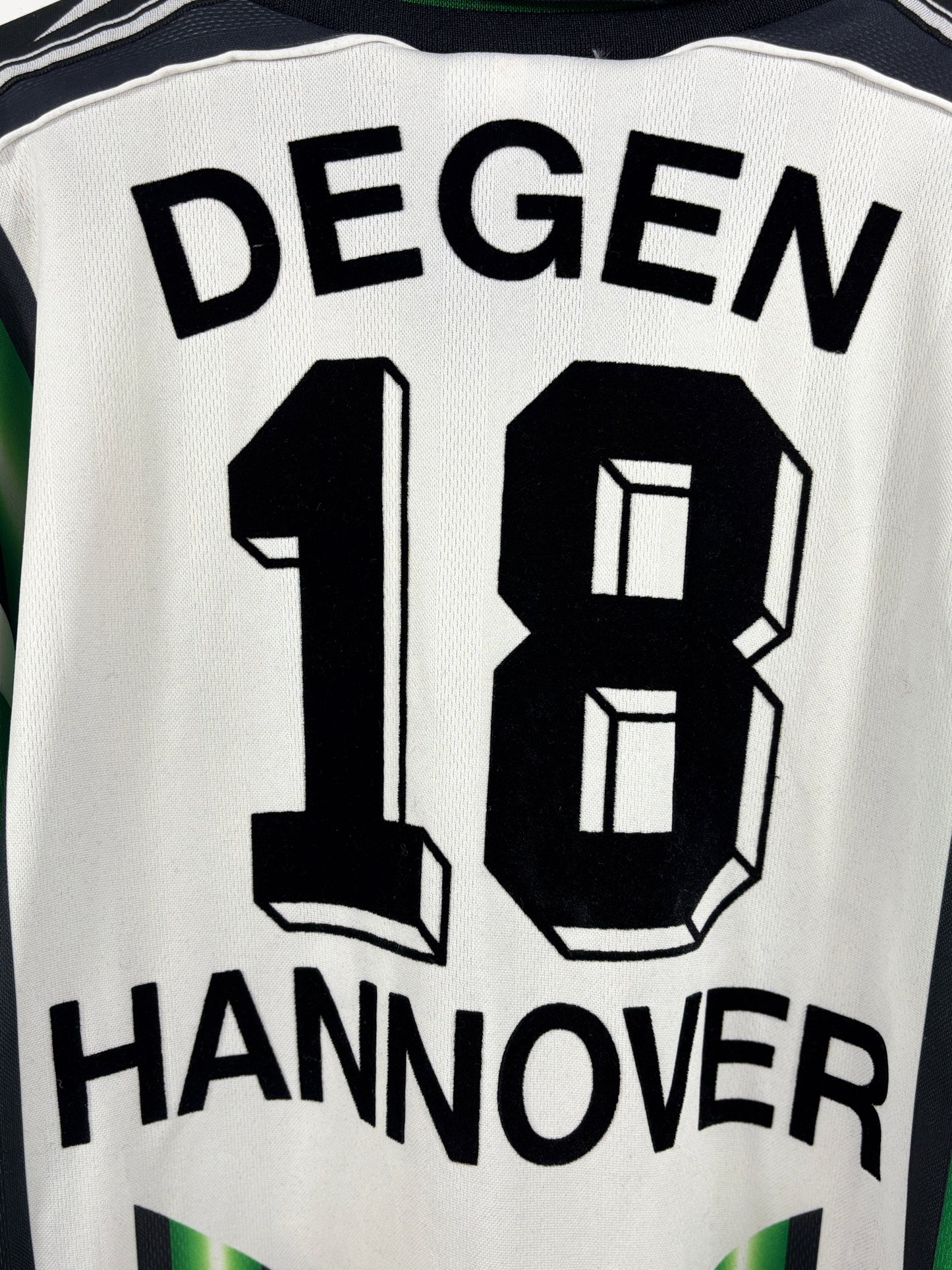 Hannover 96 1998/1999 Heimtrikot Baan – XL - #18 Degen (Matchworn mit Zertifikat)