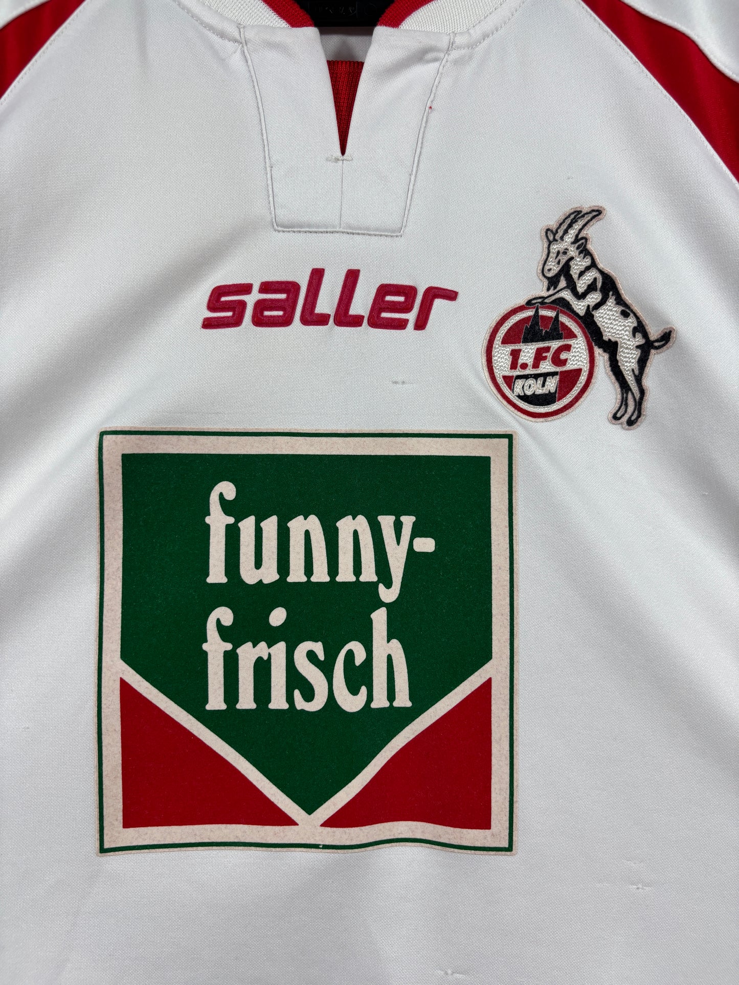1. FC Köln 2004/2005 Auswärtstrikot Funny frisch – L/XL - #8 Scherz