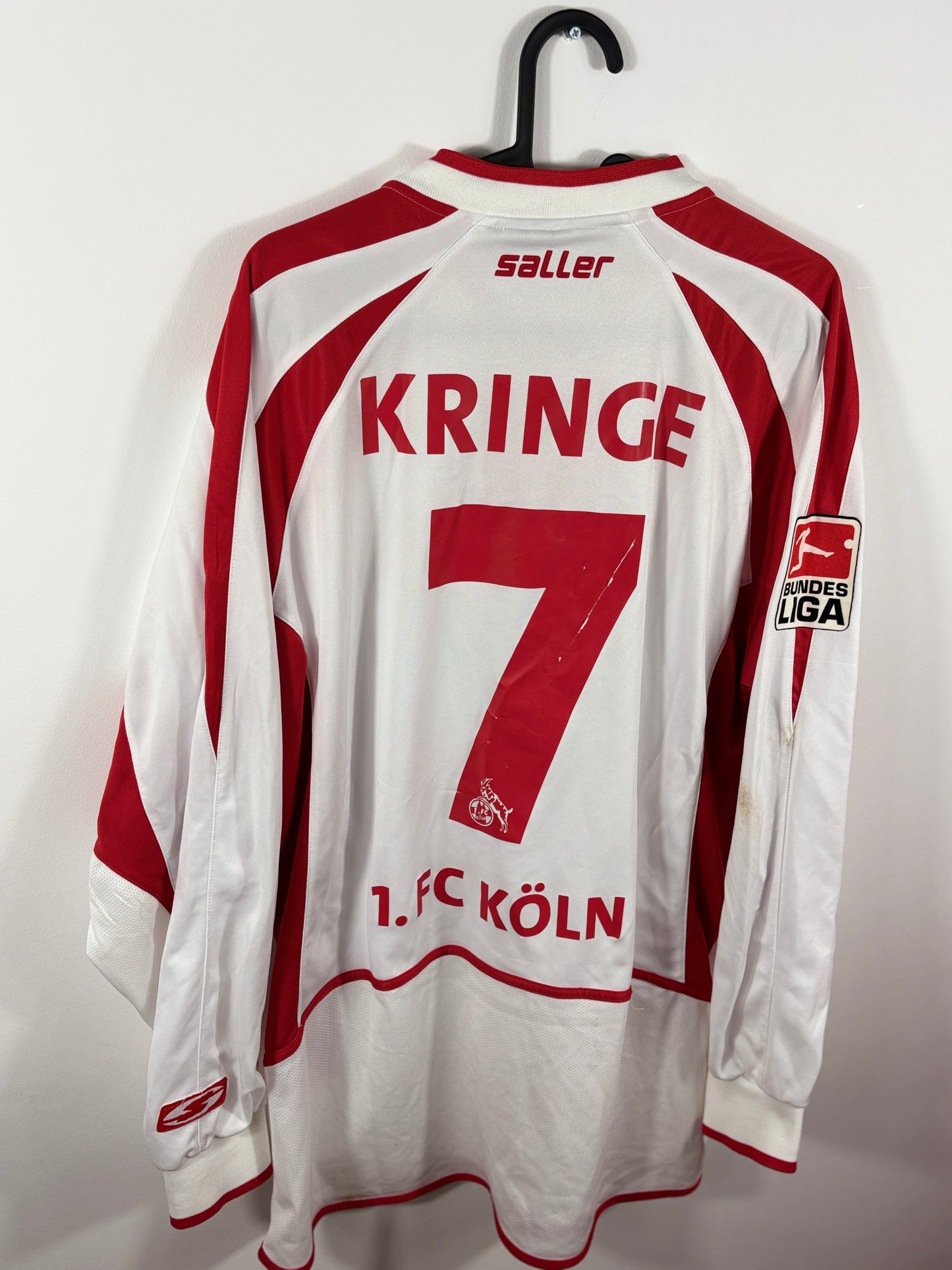 1. FC Köln 2004/2005 Auswärtstrikot Funny frisch – L/XL - #7 Kringe (Matchworn)
