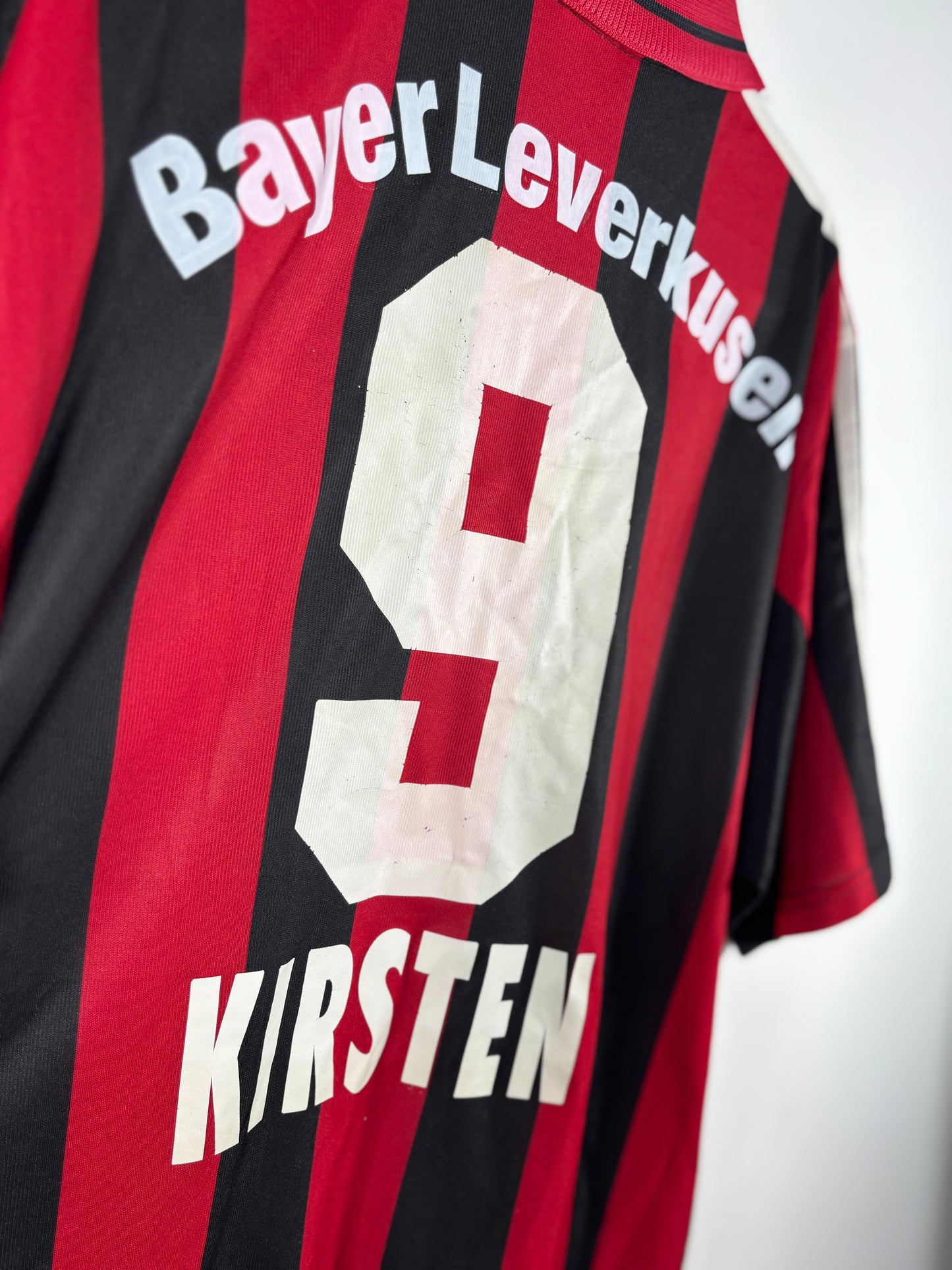 Bayer 04 Leverkusen 2001/2002 Heimtrikot - L - #9 Kirsten