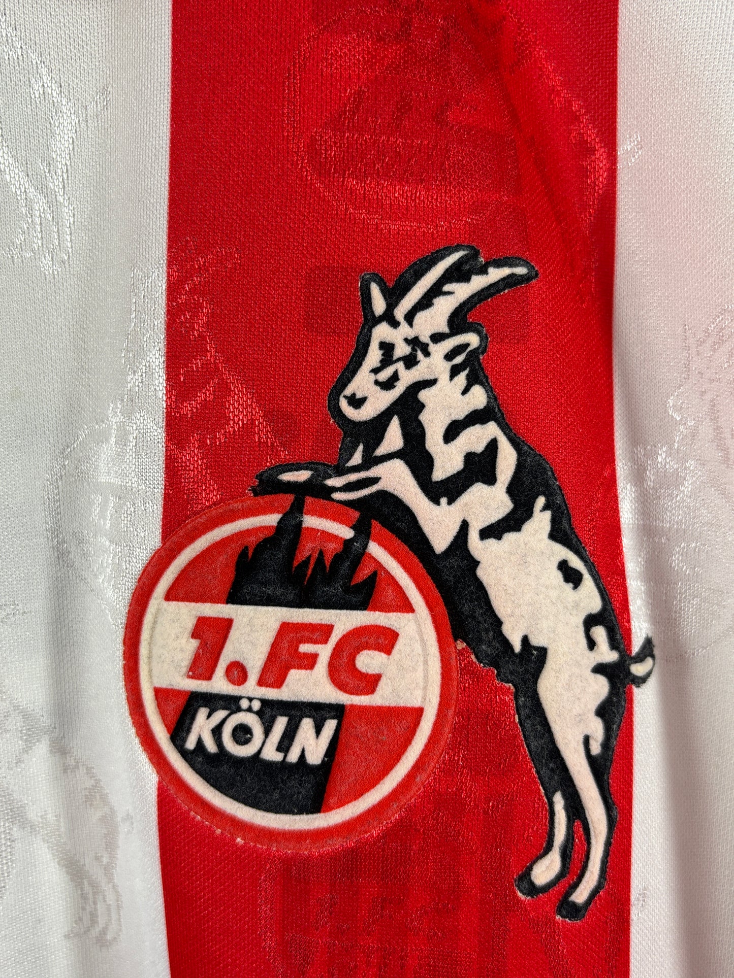 1. FC Köln 1995/1996 Heimtrikot Ford – XL - #11 Labbadia