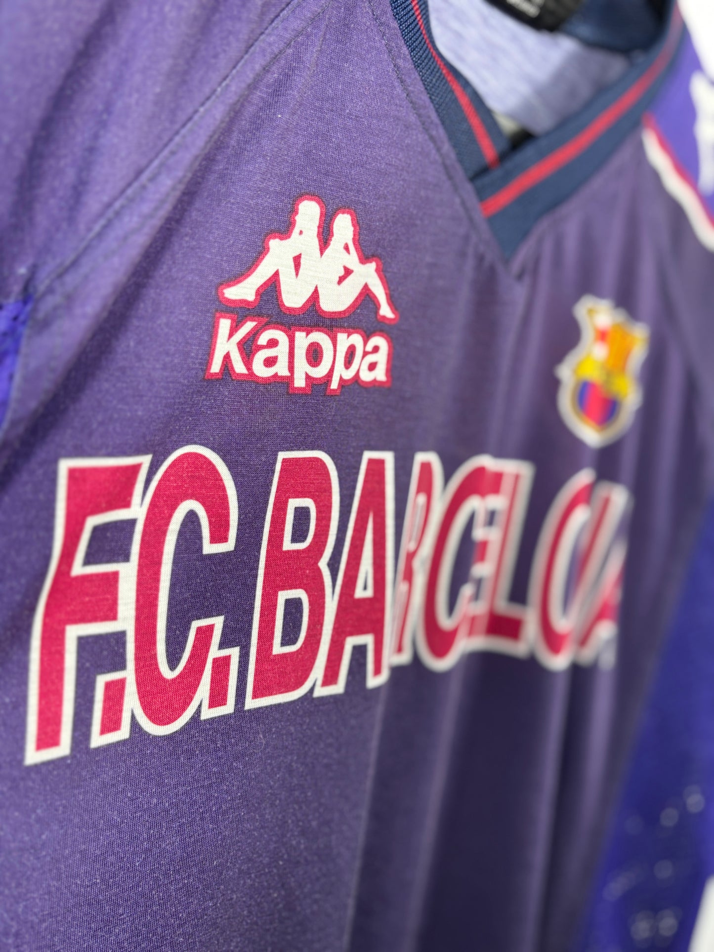 FC Barcelona 1997/1998 Original Trainingstrikot – L