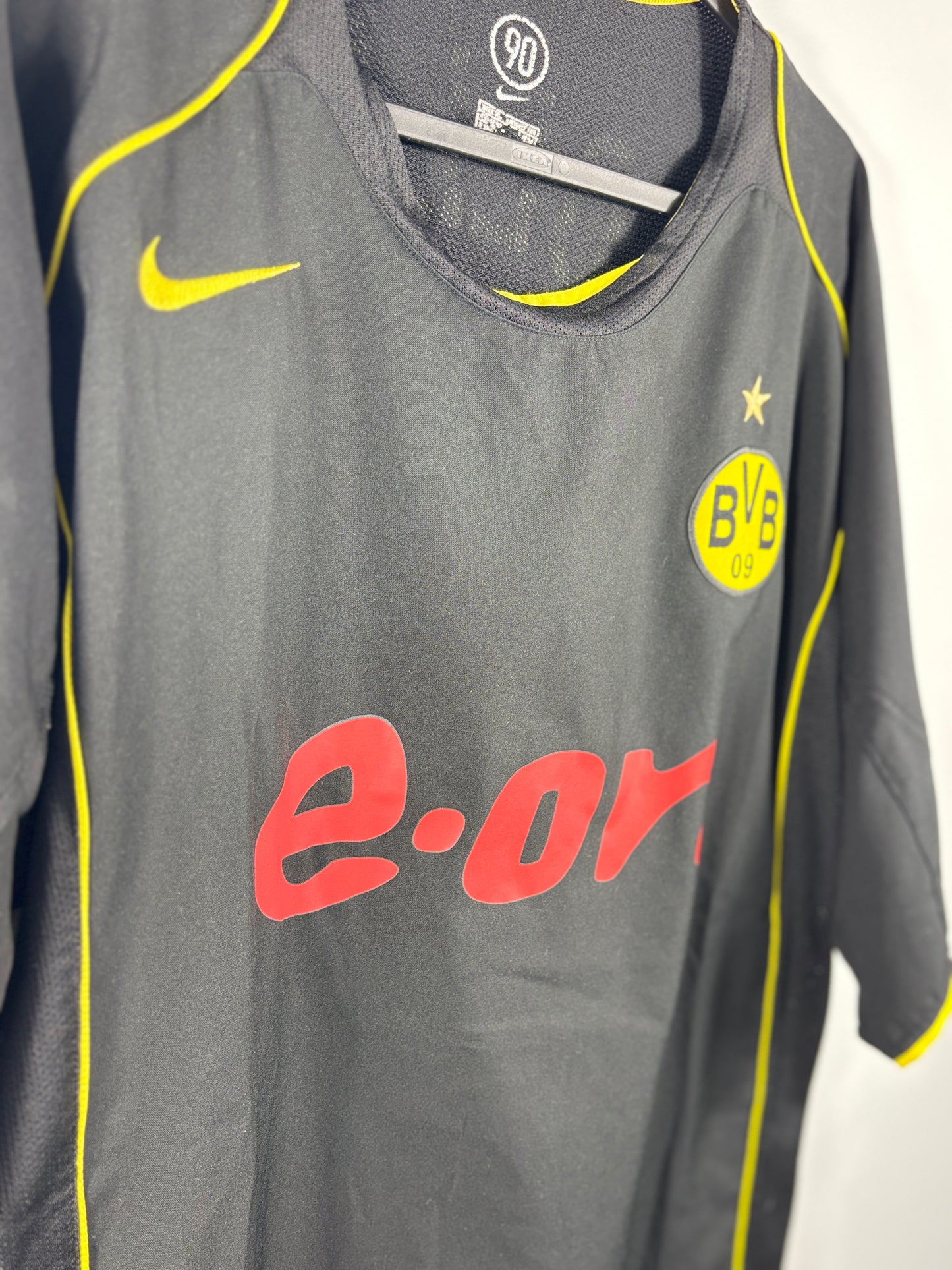 BVB Borussia Dortmund 2004/2005 Auswärtstrikot - L/XL - #9 Koller