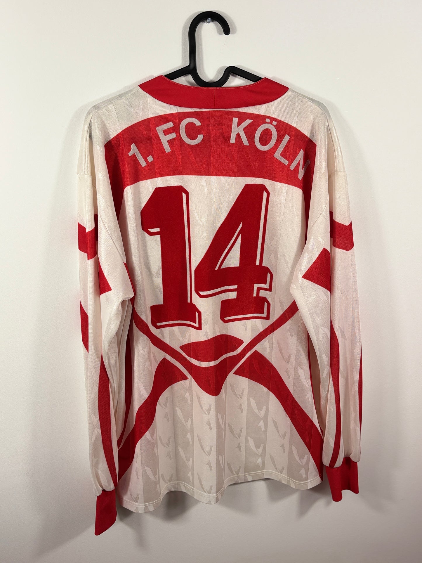 1. FC Köln 1993/1994 Heimtrikot Pepsi – XL - #14 (Matchworn)