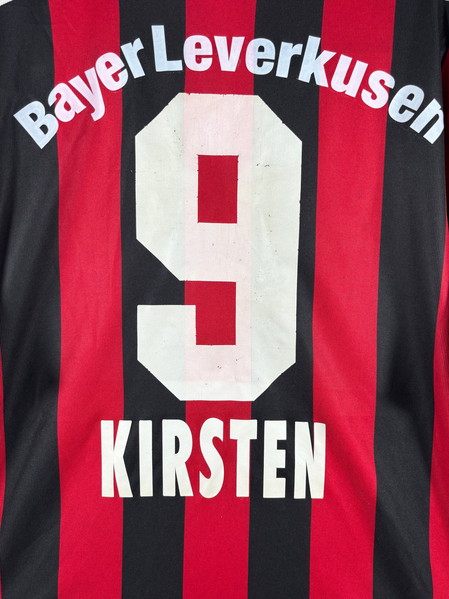Bayer 04 Leverkusen 2001/2002 Heimtrikot - L - #9 Kirsten