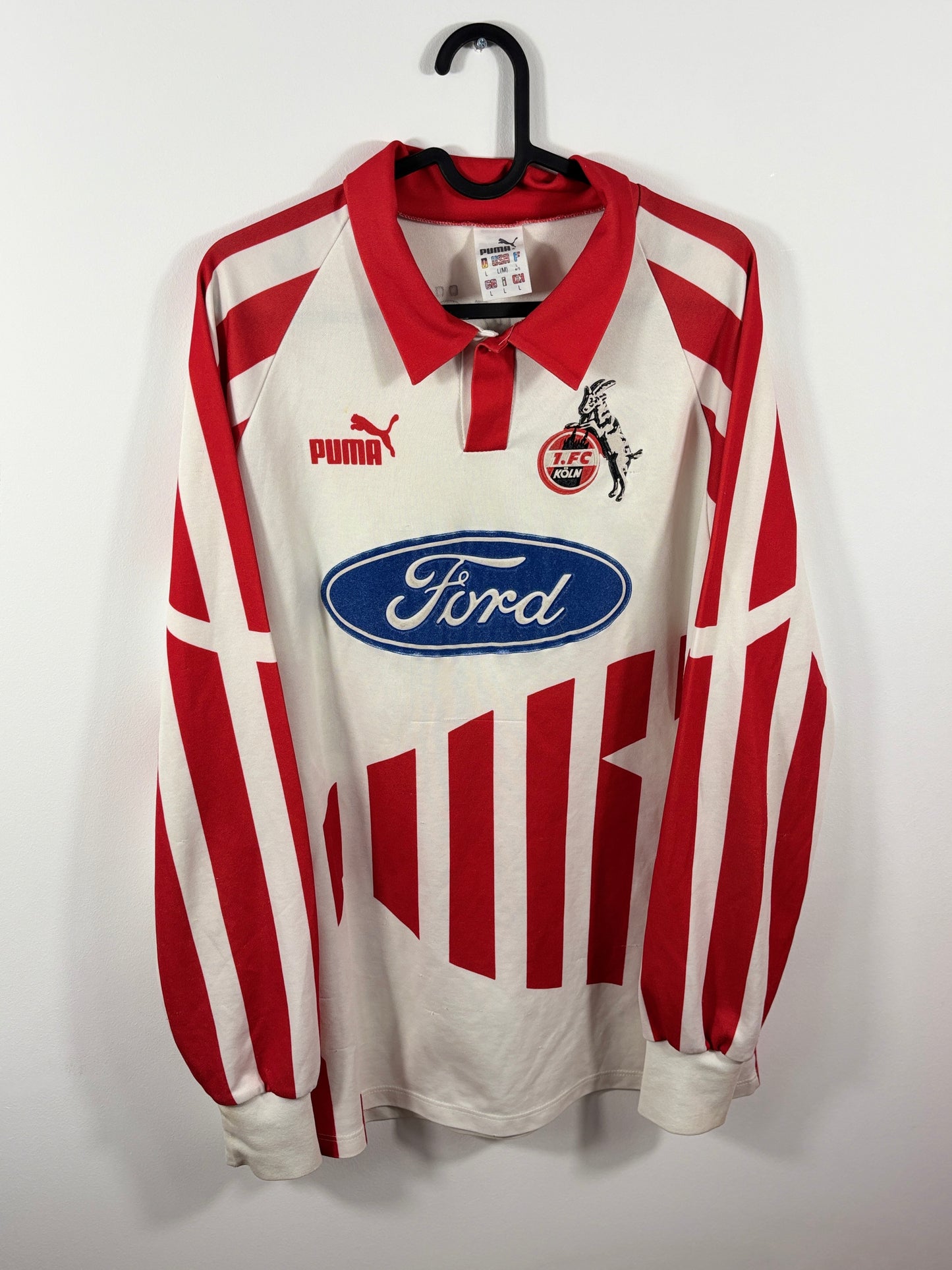 1. FC Köln 1994/1995 Heimtrikot Ford – L