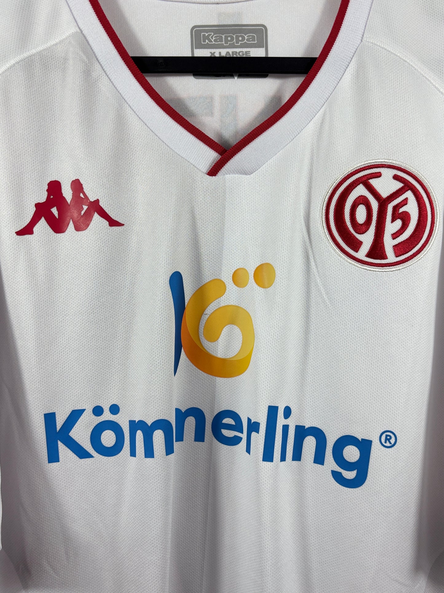 1. FSV Mainz 05 2022/2023 Auswärtstrikot - XL - #17 Ajorque (Matchprepared & signiert)