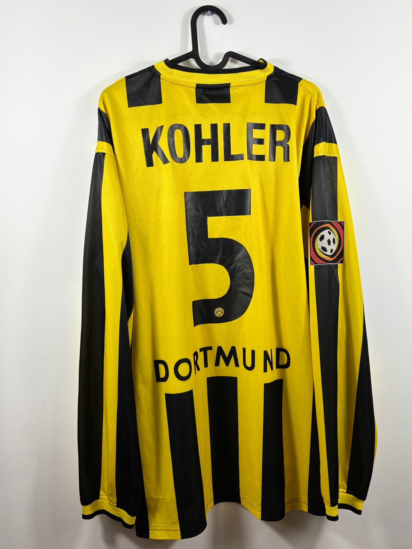 BVB Borussia Dortmund 2000/2001/2002 Heimtrikot - XL - #5 Kohler