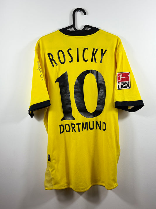 BVB Borussia Dortmund 2003/2004 Heimtrikot - L - #10 Rosicky
