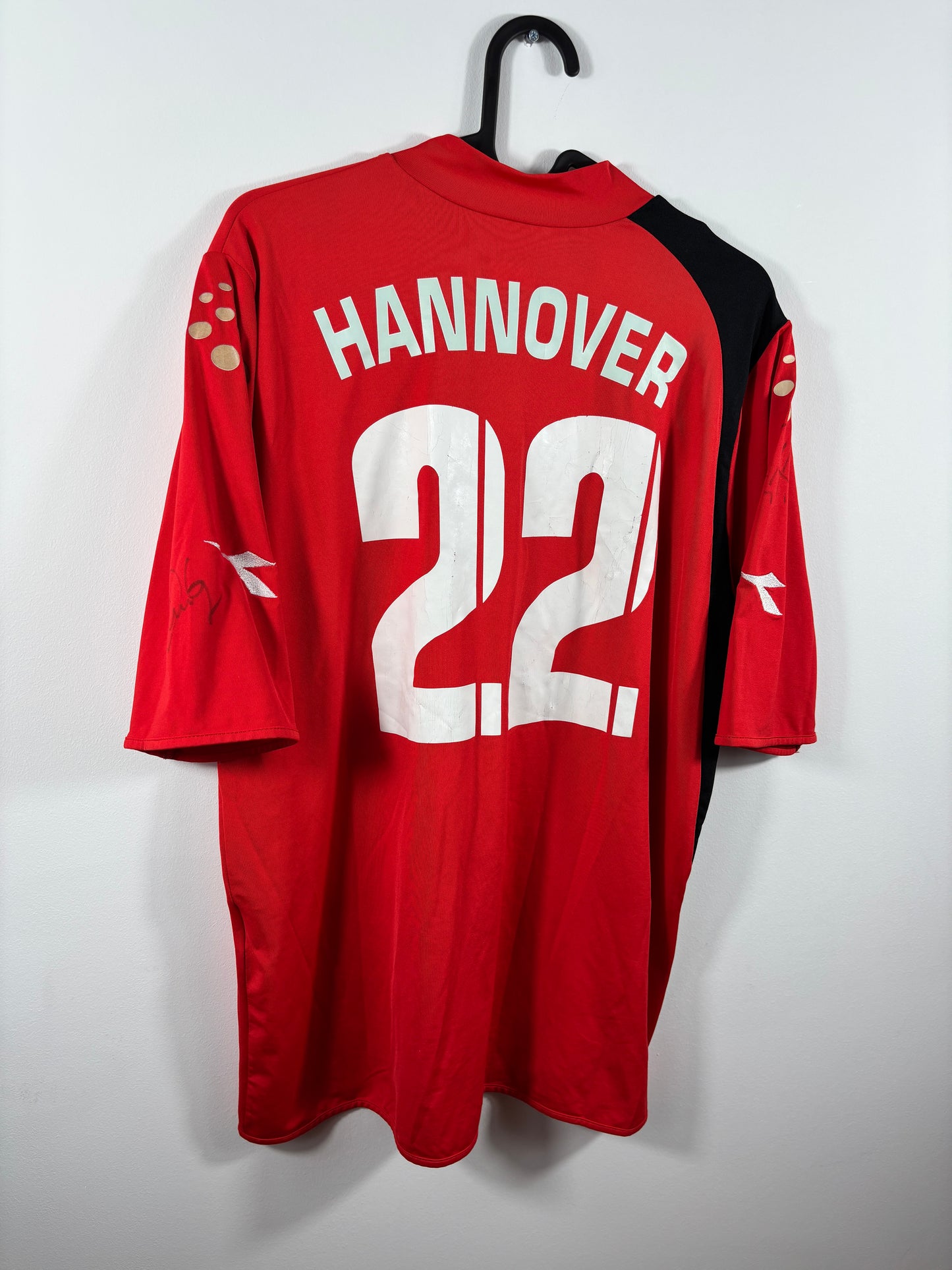 Hannover 96 2006/2007 Heimtrikot TUI - XL - #22 Fahrenhorst (Matchworn & signiert)