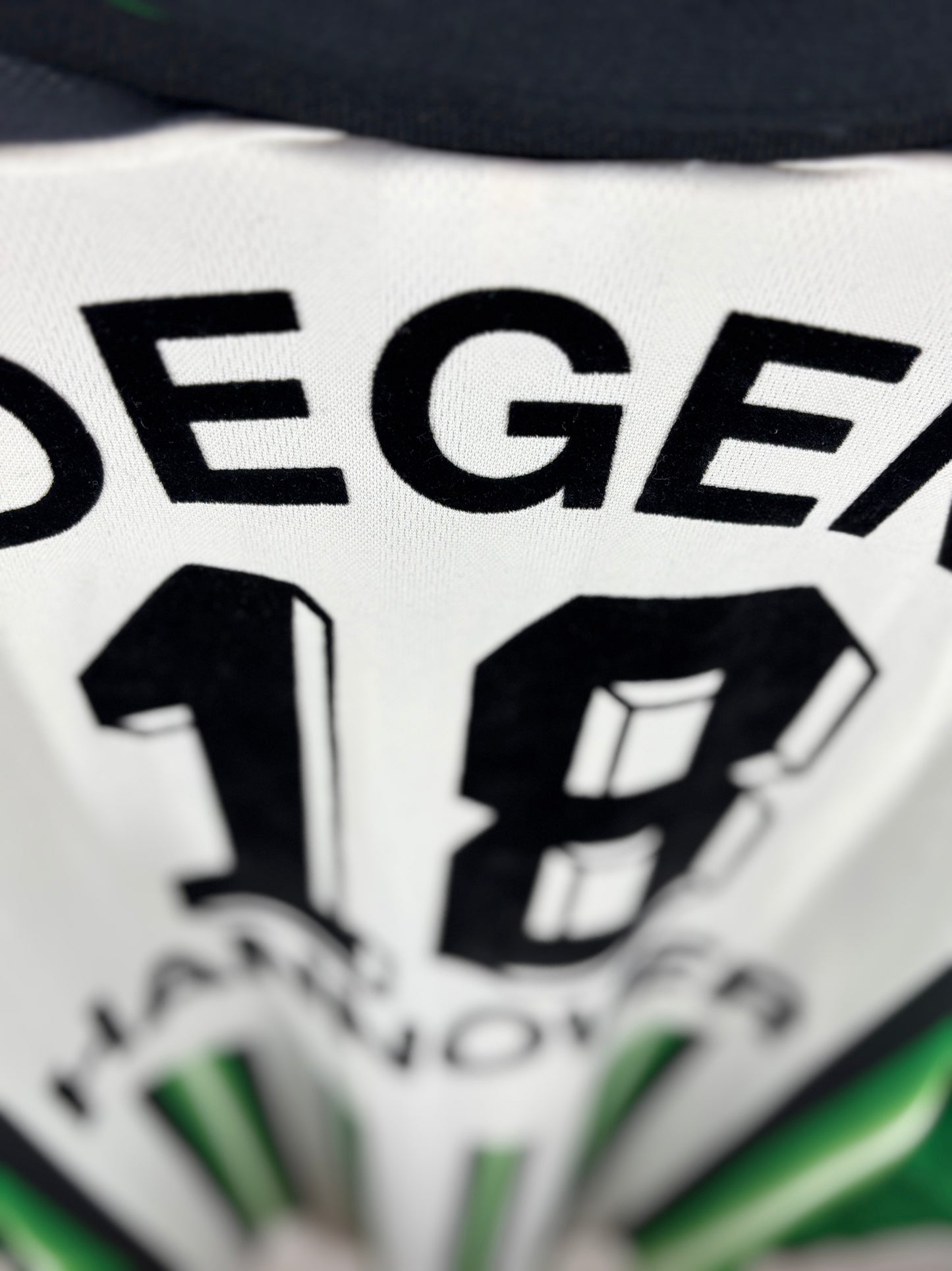 Hannover 96 1998/1999 Heimtrikot Baan – XL - #18 Degen (Matchworn mit Zertifikat)