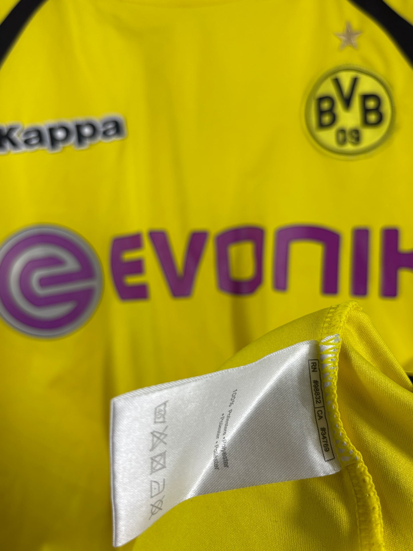 BVB Borussia Dortmund 2009/2010 Heimtrikot - XL - #18 Barrios