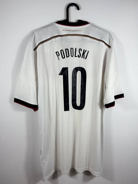 Deutschland DFB 2014 Heimtrikot – L - #10 Podolski