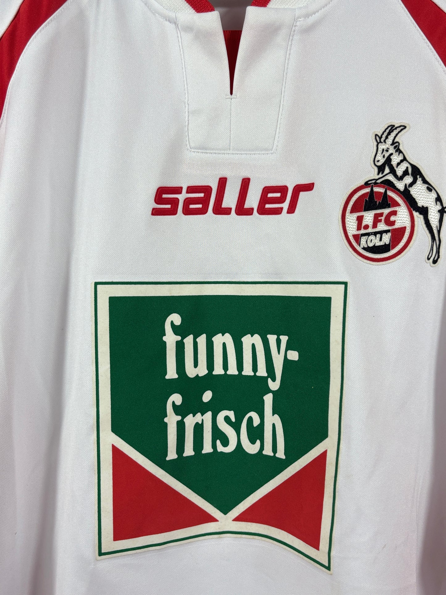 1. FC Köln 2004/2005 Auswärtstrikot Funny frisch – L/XL - #7 Kringe (Matchworn)