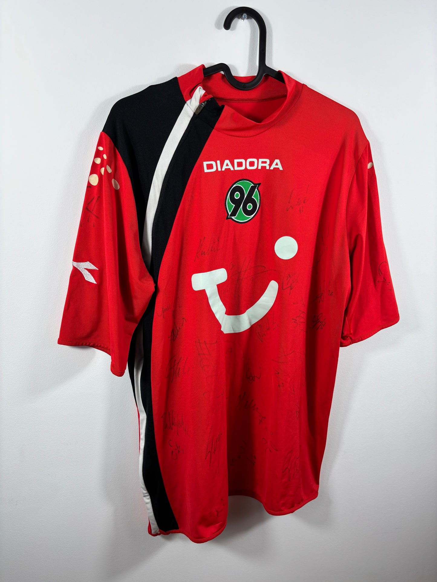 Hannover 96 2006/2007 Heimtrikot TUI - XL - #22 Fahrenhorst (Matchworn & signiert)