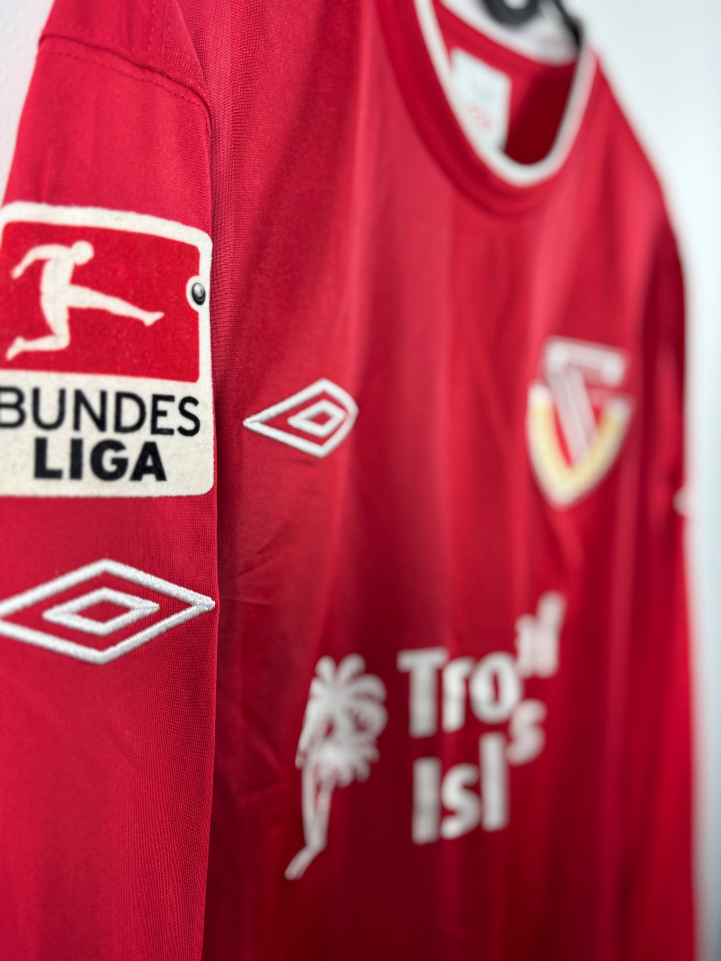 Energie Cottbus 2011/2012 Heimtrikot- M - #27 Banaskiewicz (Matchprepared)