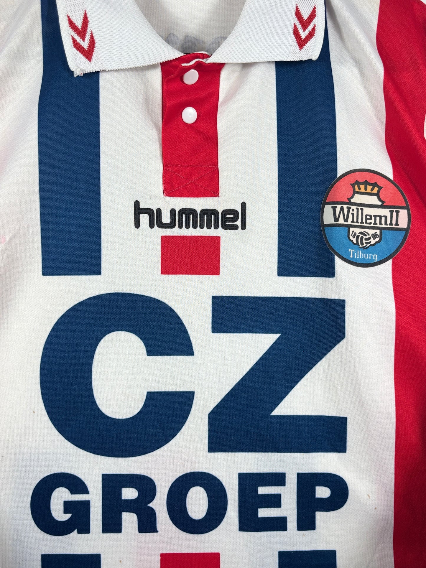 Willem II Tilburg 1994/1995 Heimtrikot  - M - #8 Meijs (Matchworn)
