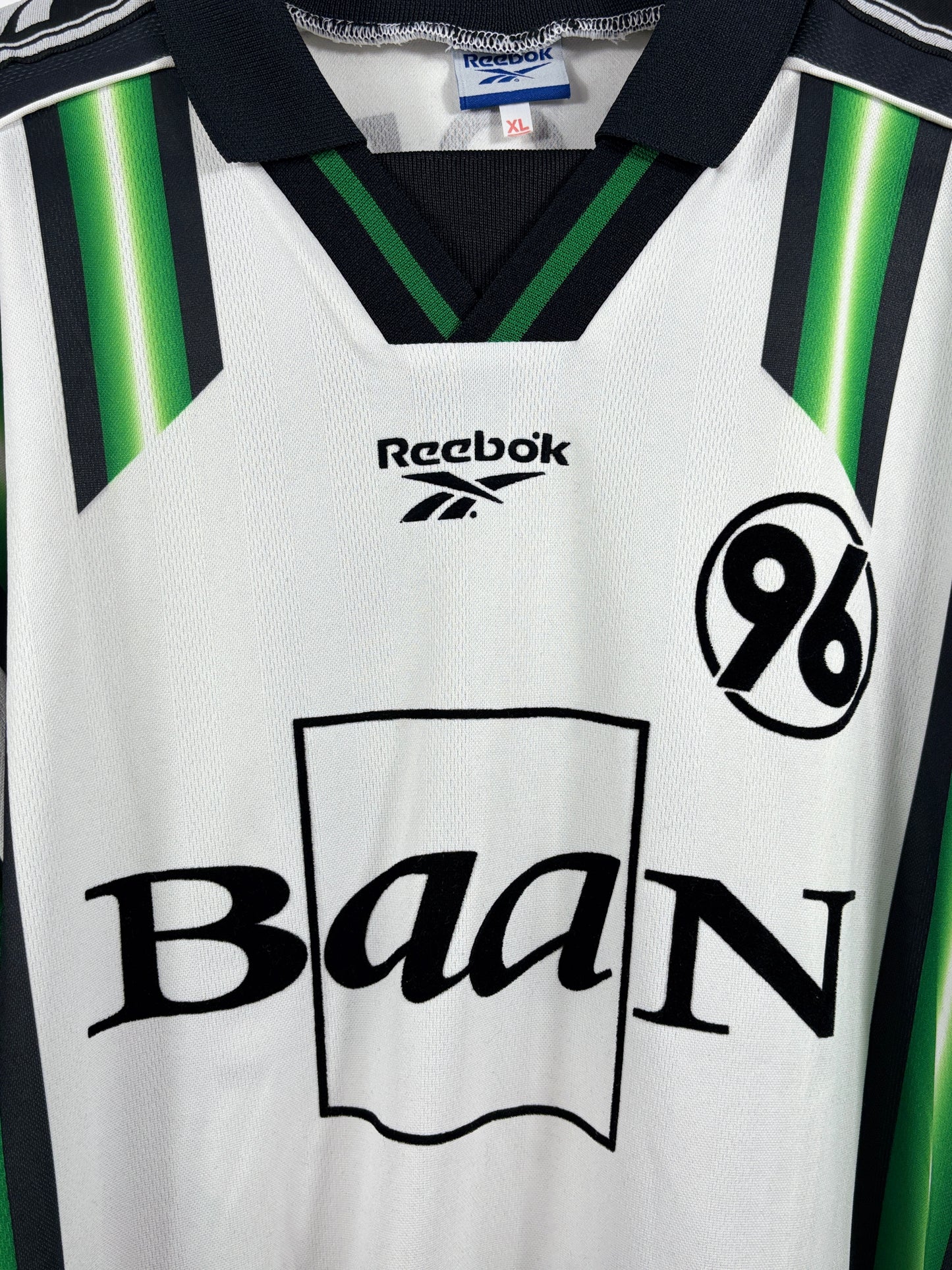 Hannover 96 1998/1999 Heimtrikot Baan – XL - #18 Degen (Matchworn mit Zertifikat)
