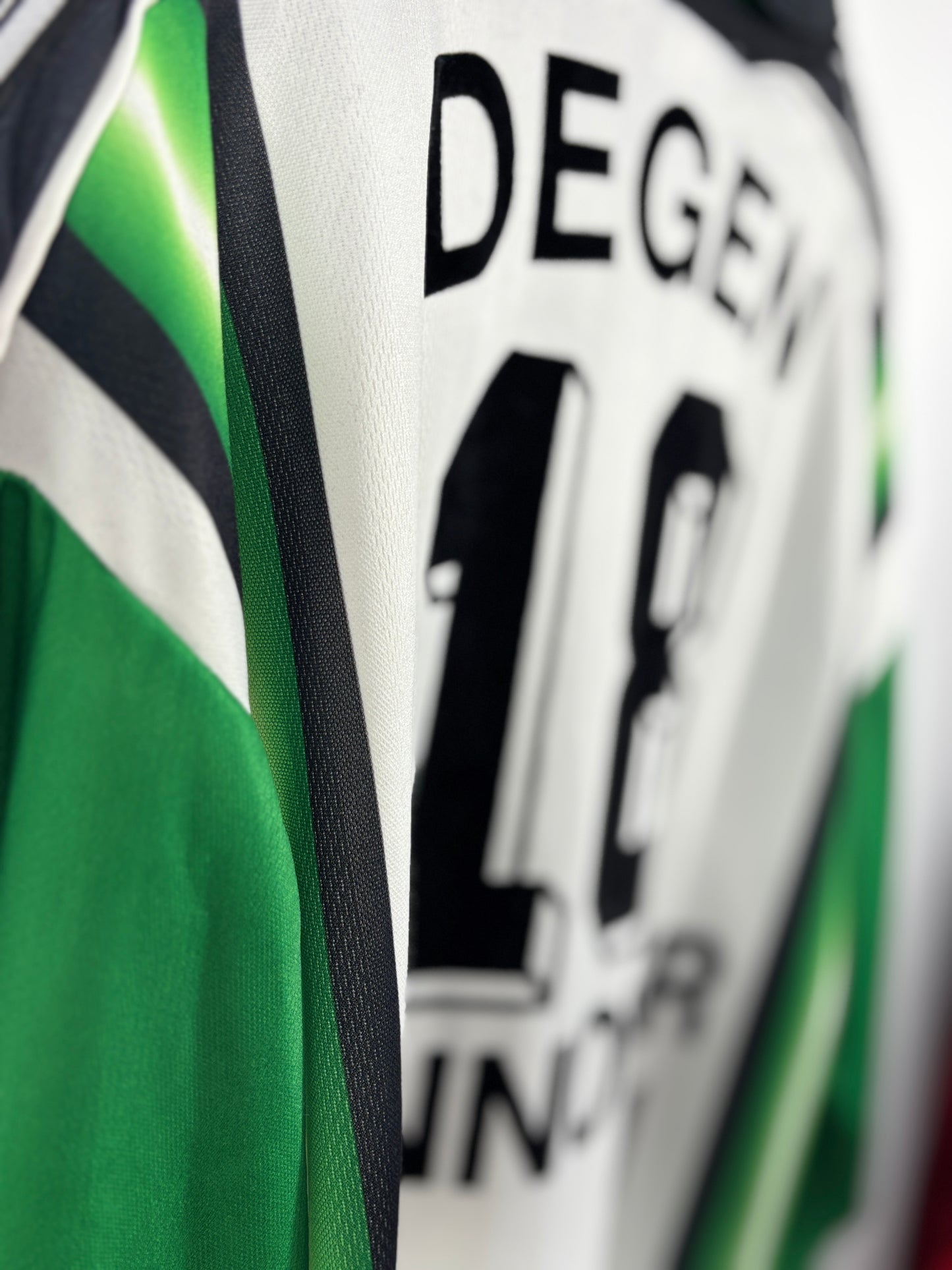 Hannover 96 1998/1999 Heimtrikot Baan – XL - #18 Degen (Matchworn mit Zertifikat)